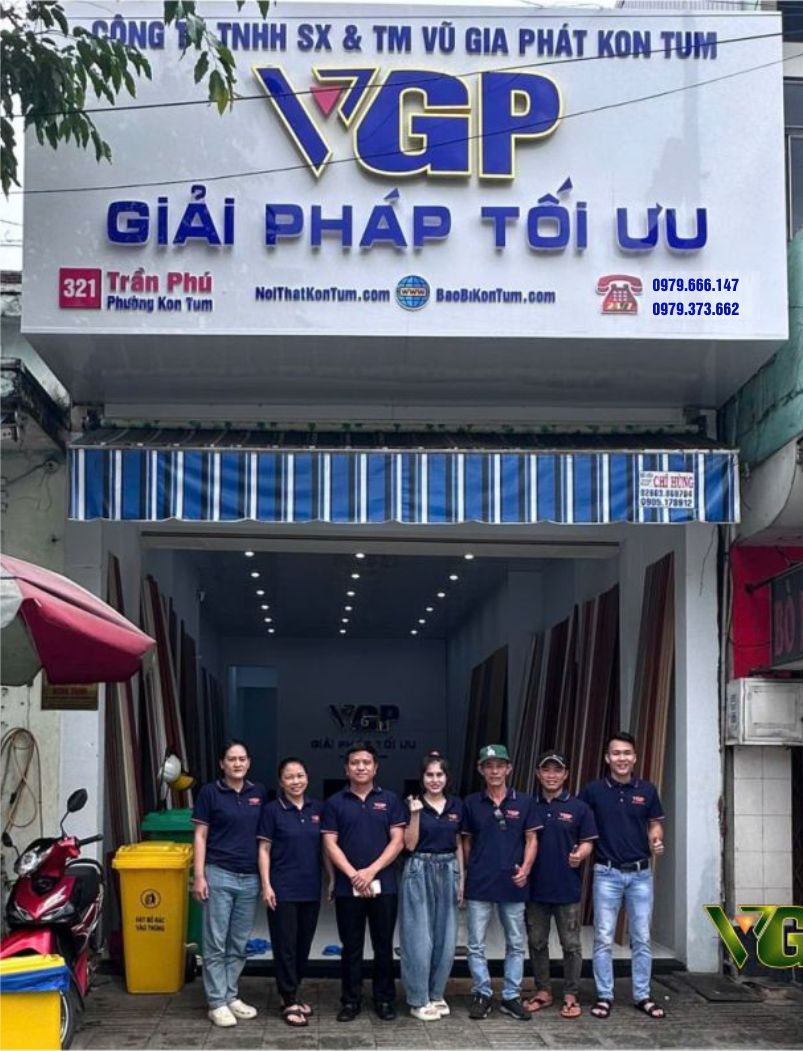 Kho tấm nhựa Vũ Gia Phát ở kon tum